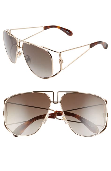 Givenchy 61MM Aviator Sunglasses on SALE 